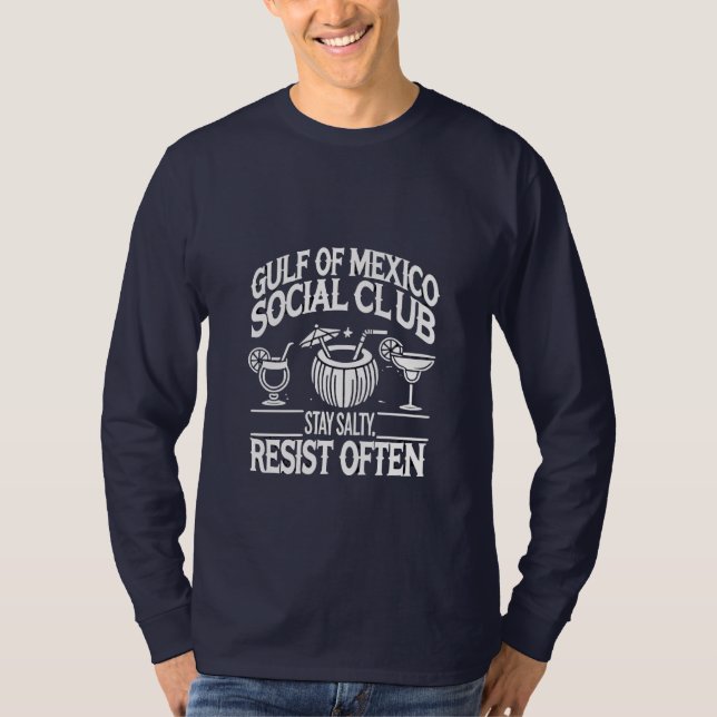 Camiseta Golfo do México Clube Social Permaneça Salgado Res (Frente)