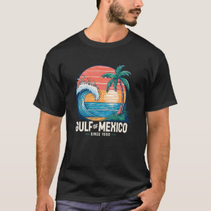 Camiseta Golfo do México Desde 1550 Retro Praia Vintage Gol