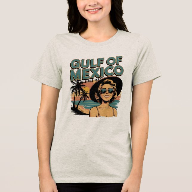 Camiseta golfo do méxico desde 1672 (Frente)