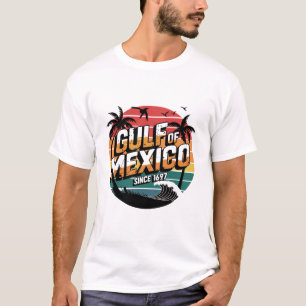 Camiseta Golfo do México desde 1672 - Retro Beach
