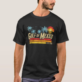 Camiseta Golfo do México Férias de Verão nas Palmas