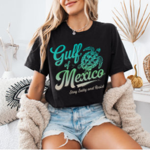 Camiseta Golfo do México fica salgado e resiste à gradação