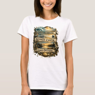 Camiseta Golfo do México Kennedy Center Lago Ontário Locali