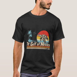 Camiseta Golfo Do México, Tartaruga Anterior Vintage Beach