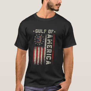 Camiseta Golfo dos EUA América Funny EUA Bandeira para home