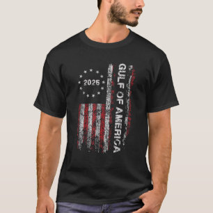 Camiseta Golfo dos EUA América Leste 2025 Funny American Fl