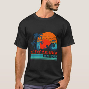 Camiseta Golfo Dos Eua América Leste 2025 Retro Vintage Bea