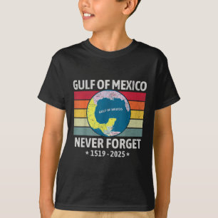 Camiseta Golfo Funny Da América Dos Eua Golfo Do México Nun