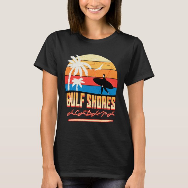 Camiseta Golfo nas margens do Alabama 5 (Frente)