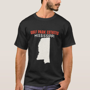 Camiseta Golfo Park Estates Mississipi Estados Unidos Améri