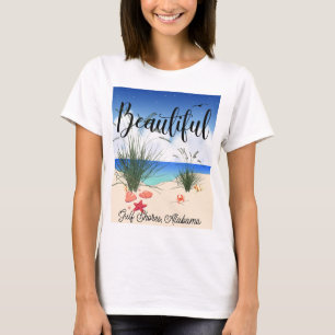 Camiseta Golfo Shores Alabama (Linda)
