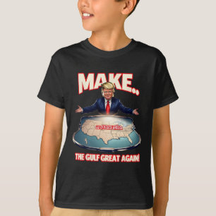 Camiseta Golfo Trump Do Funny Da América Dos Eua Golfo Do M