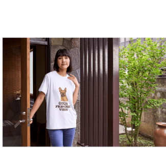 Camiseta Golia Frenchie Vibes – Trendy French Bulldog Minim