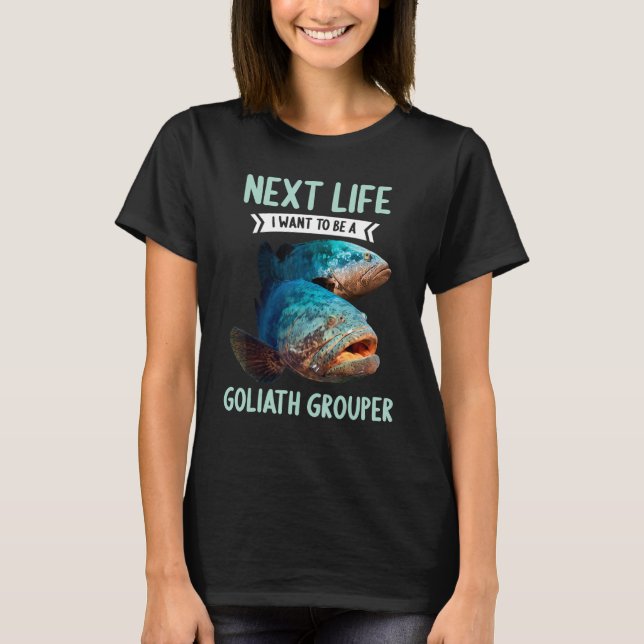 Camiseta Golias Groupers Next Life quero ser um Golias (Frente)