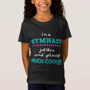 Camiseta Golly meninas - eu sou um Gymnast