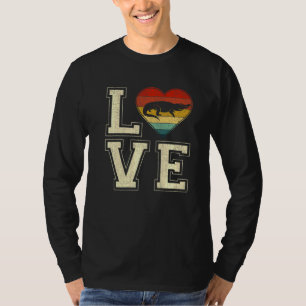 Camiseta Golpe de Dia de os namorados nos Corações dos Retr