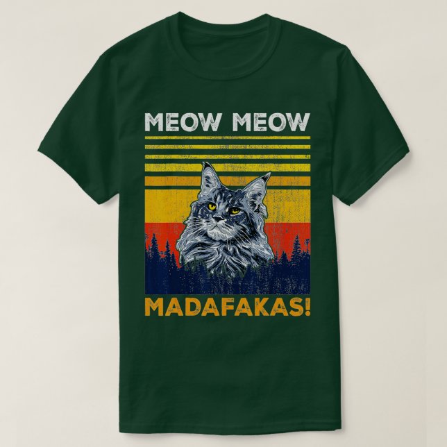 CAMISETA GOLPE DE MADAFAKAS MAINE COON (Frente do Design)