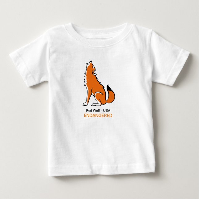Camiseta GOLPE Vermelho Cinto - Imagem animal ameaçada - (Frente)