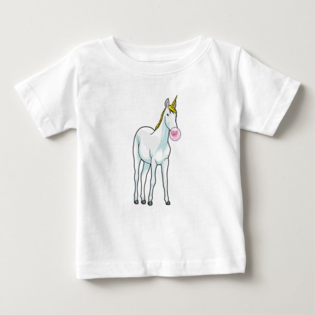 Camiseta Goma-bolha do Unicorn (Frente)