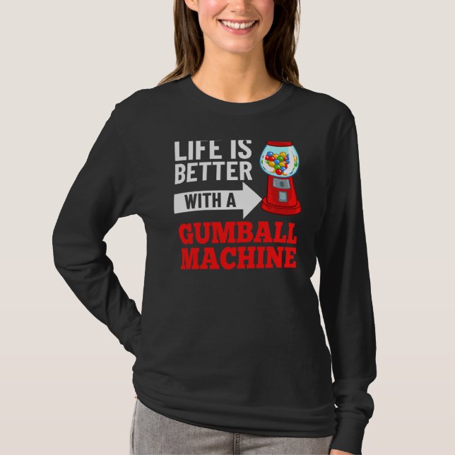 Camiseta Goma de mascar com pastilha elástica (Frente)