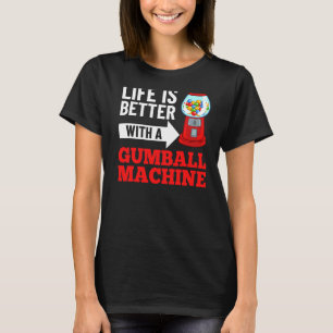 Camiseta Goma de mascar com pastilha elástica
