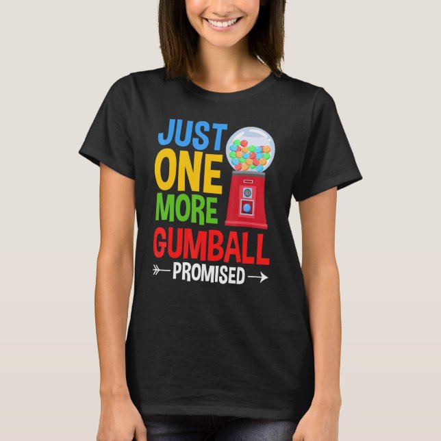 Camiseta Goma de mascar com pastilha elástica (Frente)