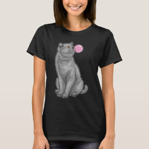 Camiseta Goma de mascar Shorthair britânica