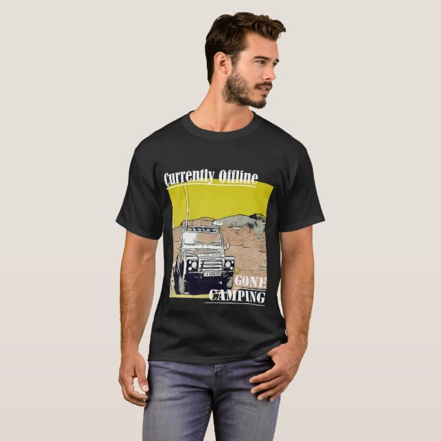 Camiseta Gone Camping Funky (Frente Completa)