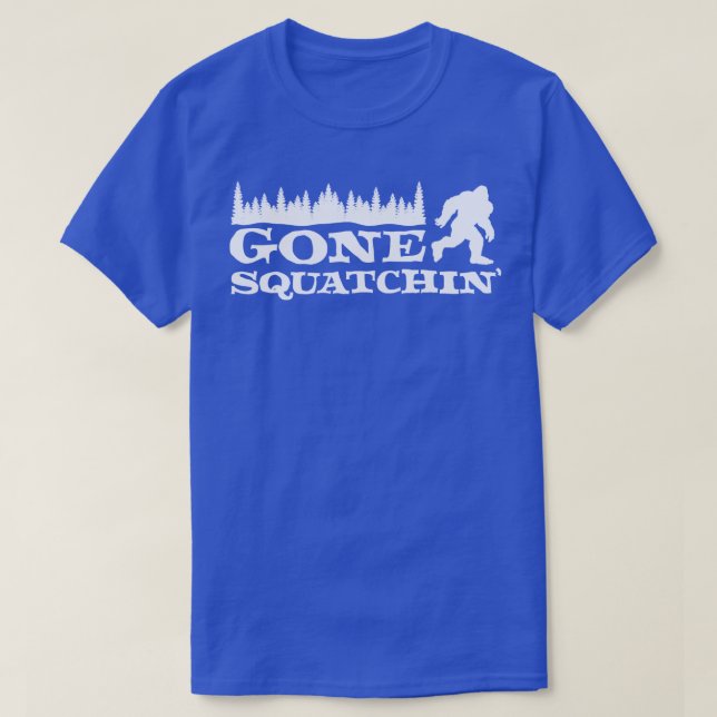 Camiseta Gone Squatchin (Frente do Design)