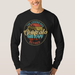 Camiseta Gonzalo Legend: aposentado personalizado