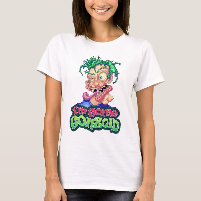 Camiseta Gonzoid para Mulheres (Frente)