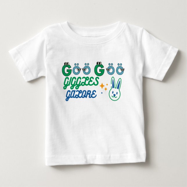 Camiseta Goo Giggles Galore - Bebê engraçado (Frente)