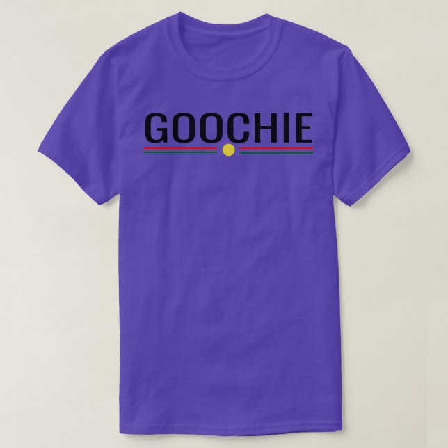 Camiseta Goochie - Design engraçado presente para Homens (Frente do Design)