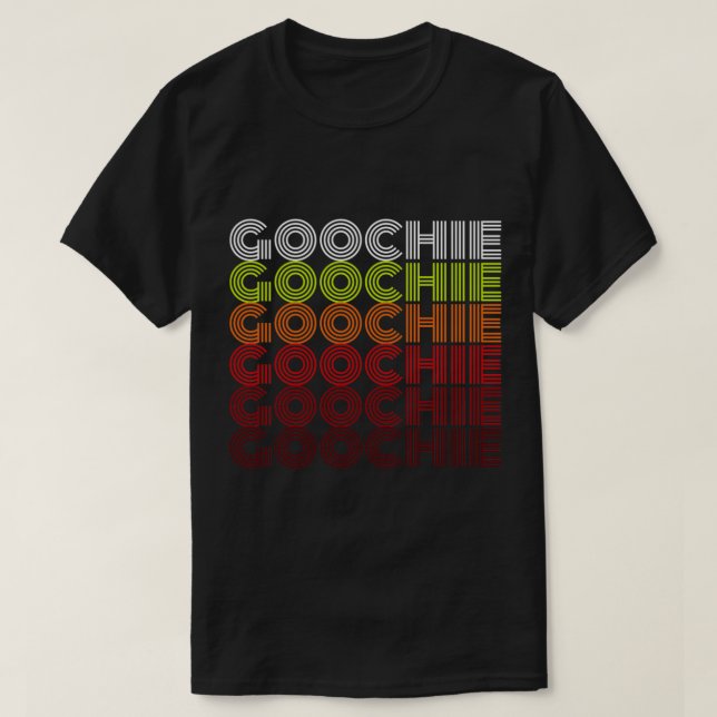 Camiseta Goochie Vintage (Frente do Design)