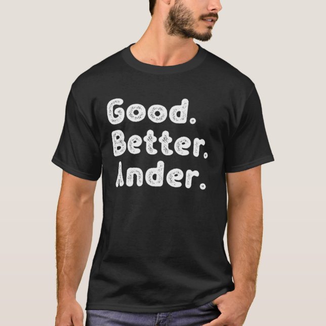 Camiseta Good better Ander (Frente)