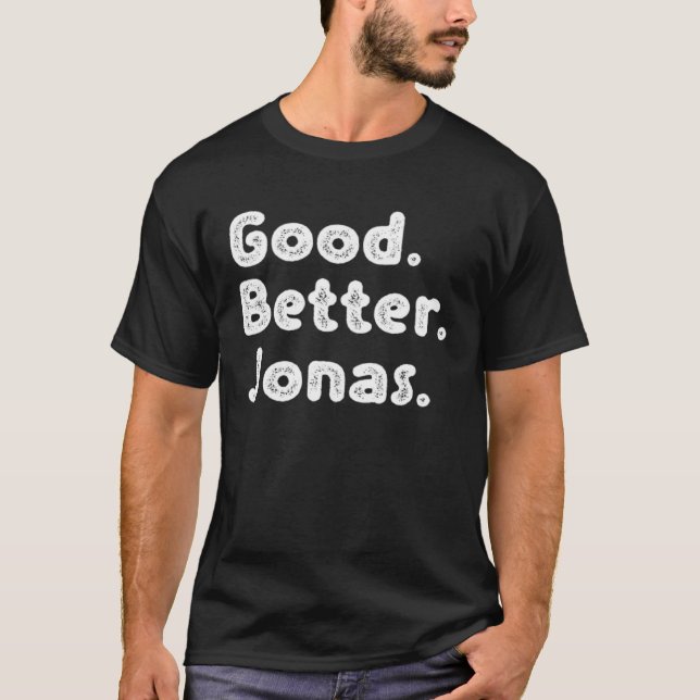 Camiseta Good better Jonas (Frente)
