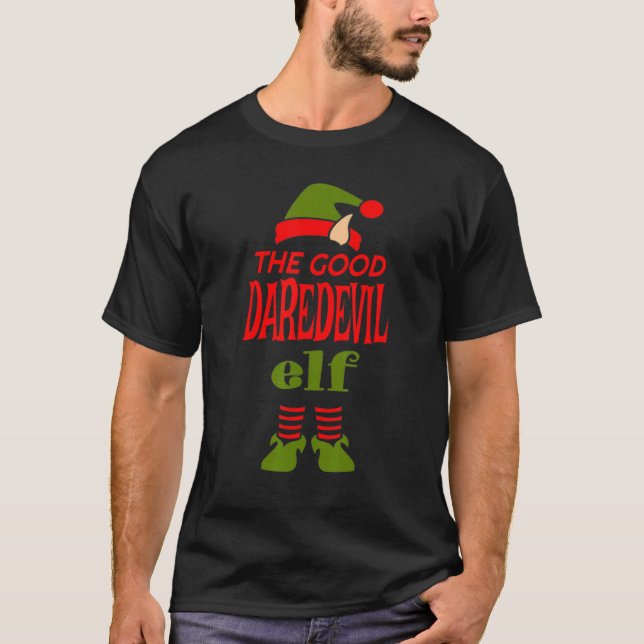 Camiseta Good DAREDEVIL Elf Christmas  Graphic Sarcastic (Frente)