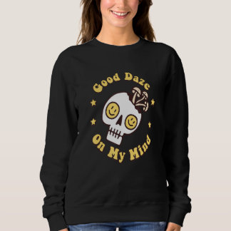 Camiseta Good Daze On My Mind Trendy Aesthetic Words Skull 