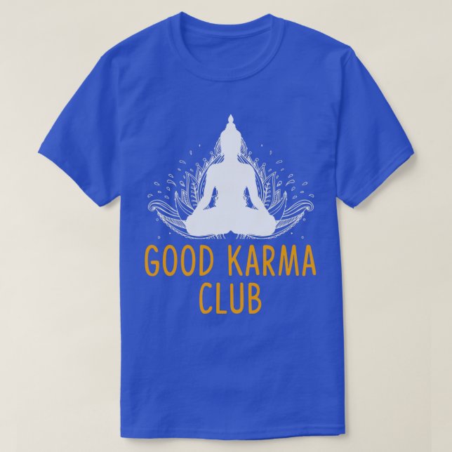 Camiseta Good Karma Club Yoga (Frente do Design)