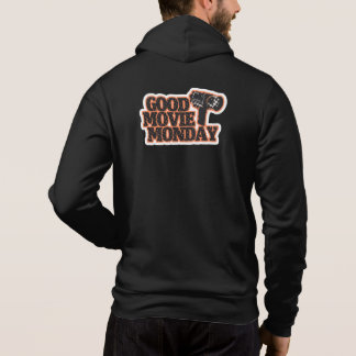 Camiseta Good Movie Monday Zip Up Hoodie (Black, Unisex)