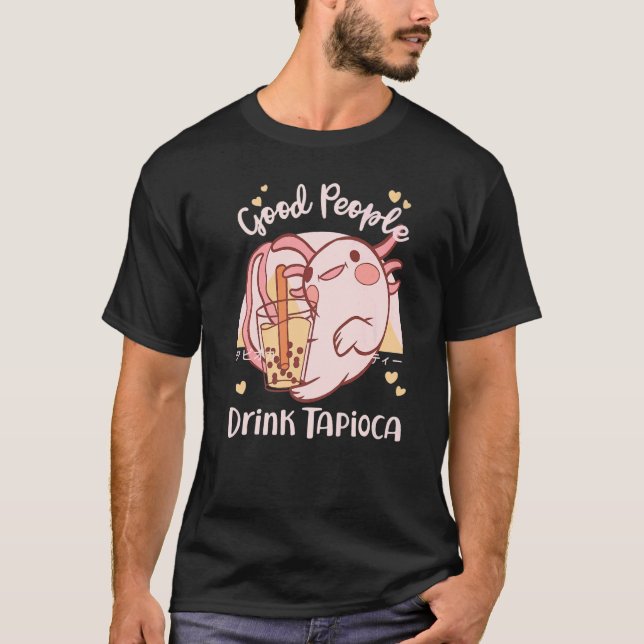 Camiseta Good People Drink Tapioca Bubble Boba Tea   (Frente)
