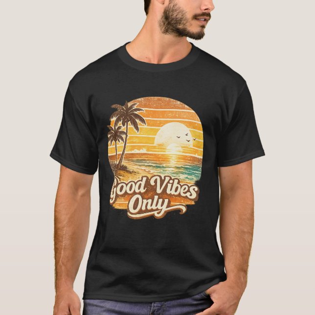 Camiseta Good Vibes Only (Frente)