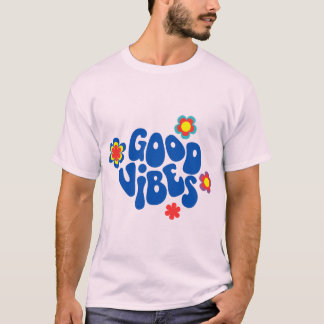 Camiseta Good Vibes Only | Citação Positiva