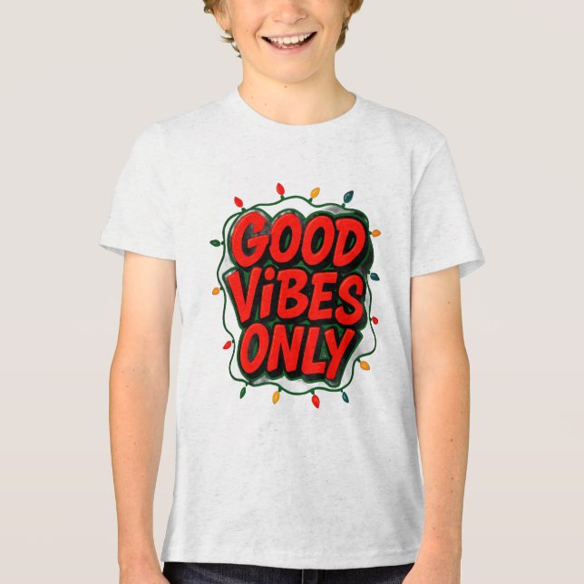 Camiseta Good Vibes Only Graphic (Frente)