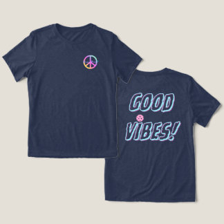 Camiseta Good vibes peace