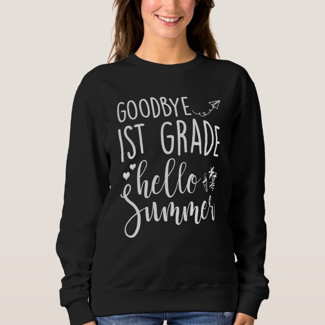 Camiseta Goodbye 1rua Grade Hello Summer 1 rua Grau Para En (Frente)