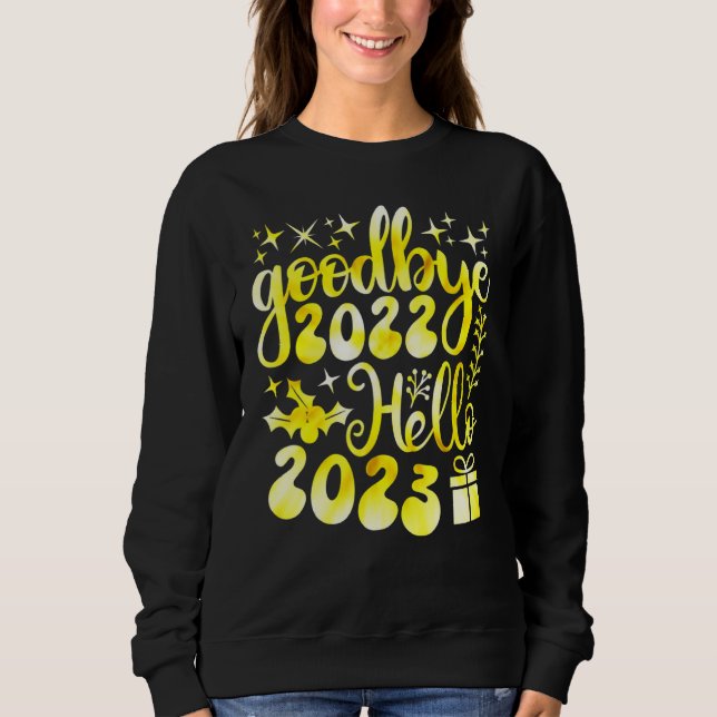 Camiseta Goodbye 2022 Hello 2023 Happy New Year (Frente)