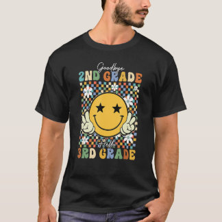 Camiseta Goodbye 2nd Grade Hello 3rd Grade Groovy Back To S
