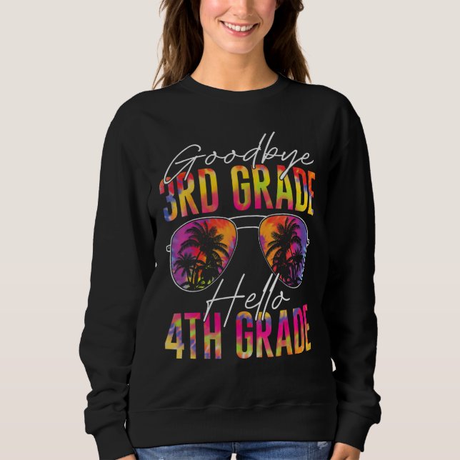 Camiseta Goodbye 3rd Grade Graduation Hello 4th Grade Tie D (Frente)