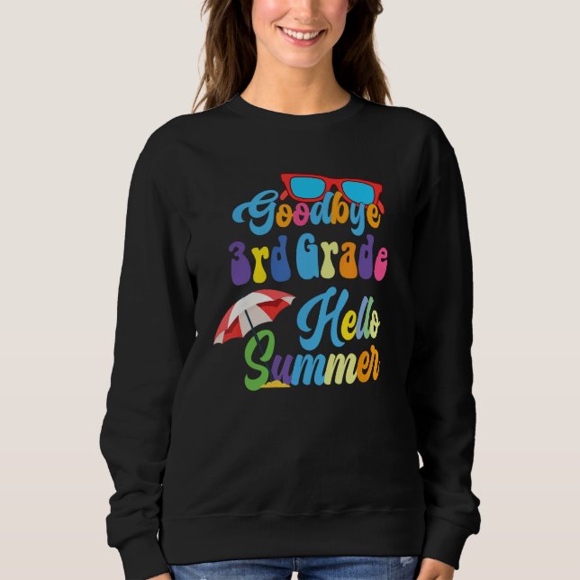 Camiseta Goodbye 3rd Grade Hello Summer Last Day costume (Frente)